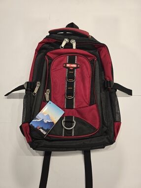 Red & Black Men's Backpack